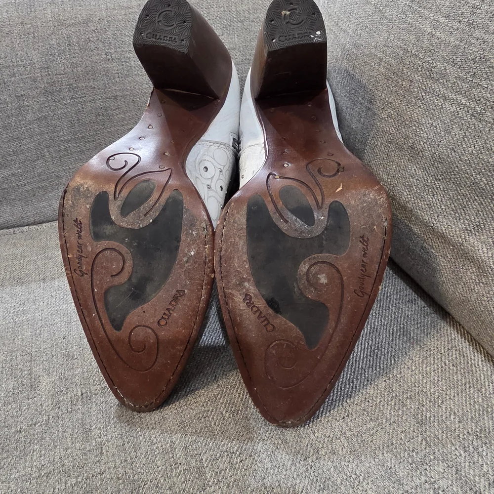 Elegant Patterned Ankle Boots - Picture 5 of 8